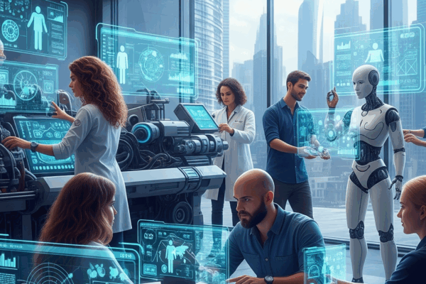 Synergizing Strengths: The Dynamic Partnership Between AI and Human Ingenuity in Modern Workplaces